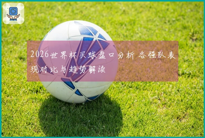 2026世界杯买球盘口分析 各强队表现对比与趋势解读